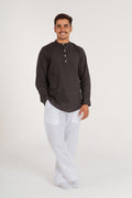 HUWANT LINEN SHORT KURTA