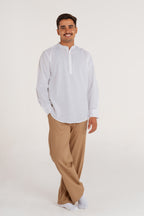 HUWANT LINEN SHORT KURTA