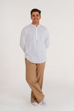 HUWANT LINEN SHORT KURTA