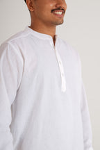 HUWANT LINEN SHORT KURTA