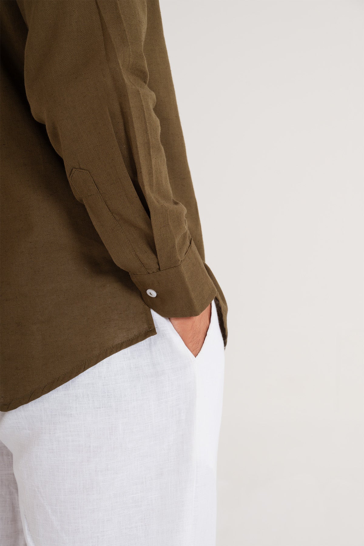 HUWANT LINEN SHORT KURTA