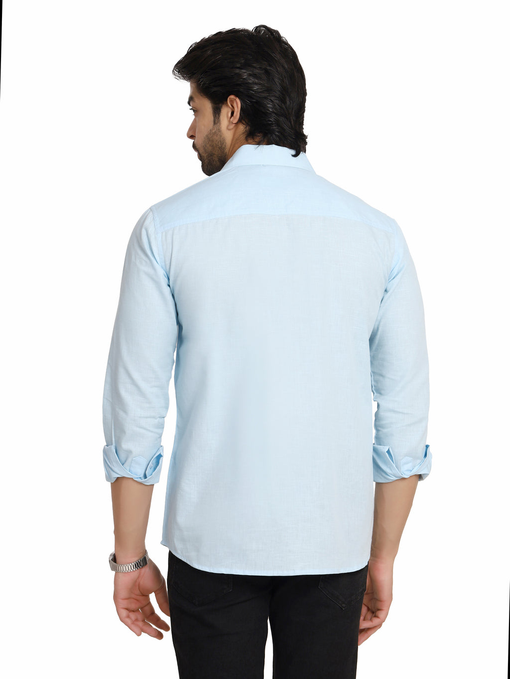 Casual Navy Blue Shirt