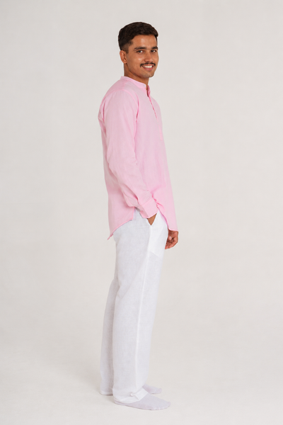 HUWANT LINEN SHORT KURTA