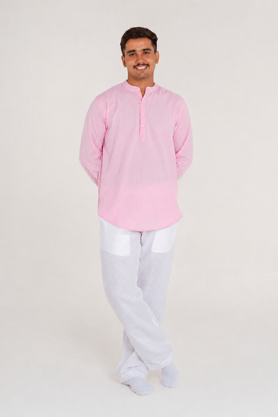HUWANT LINEN SHORT KURTA