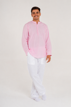 HUWANT LINEN SHORT KURTA