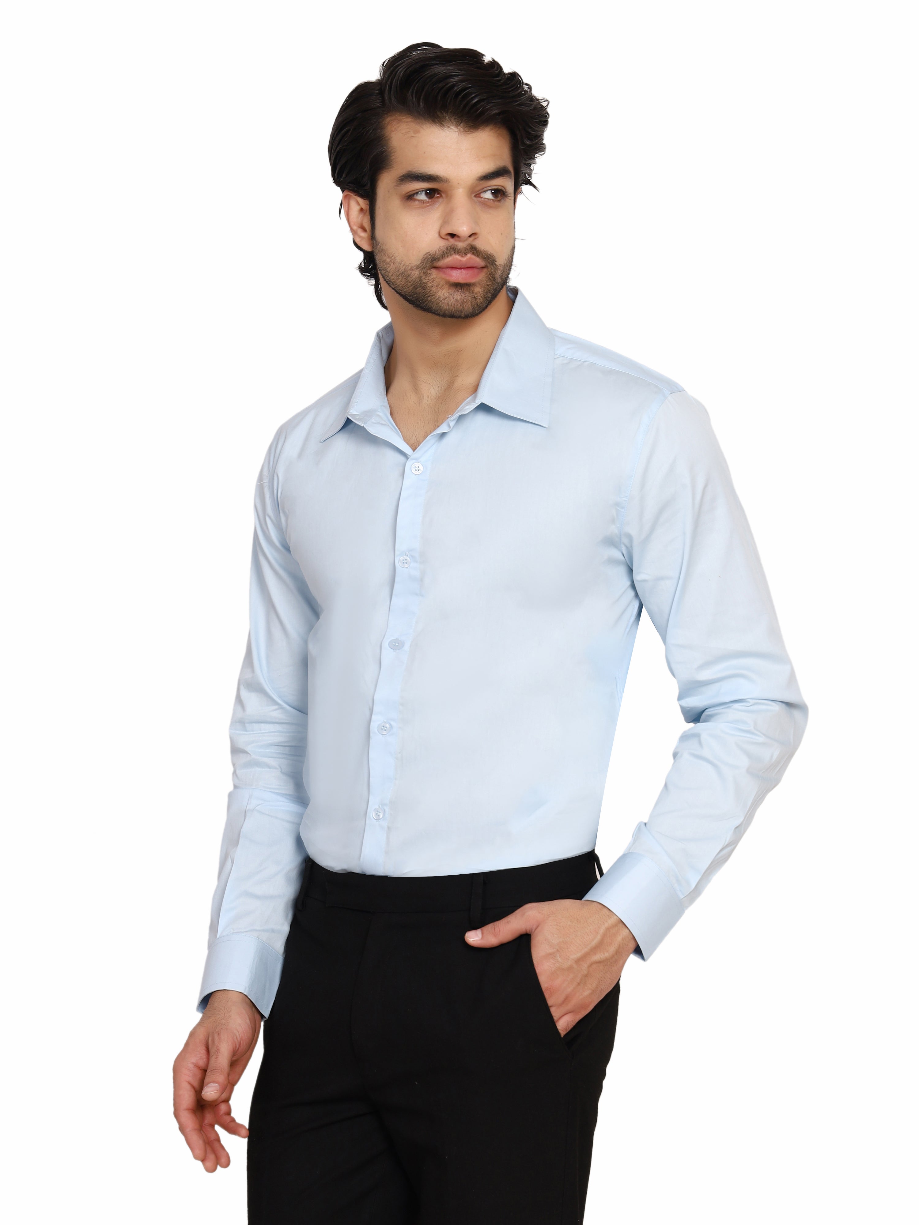 Formal Navy Blue Shirt