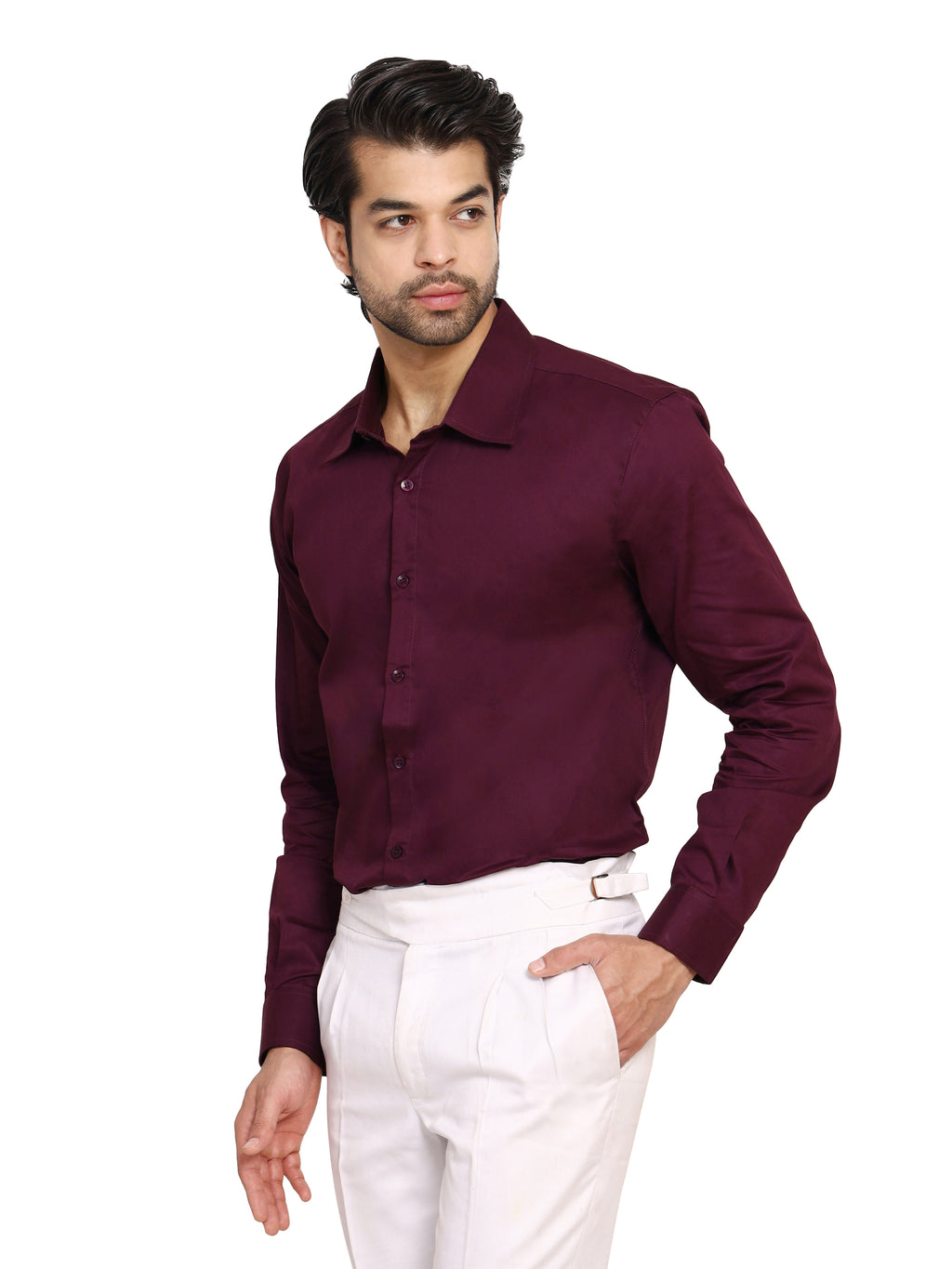Formal Red Wine Shirt