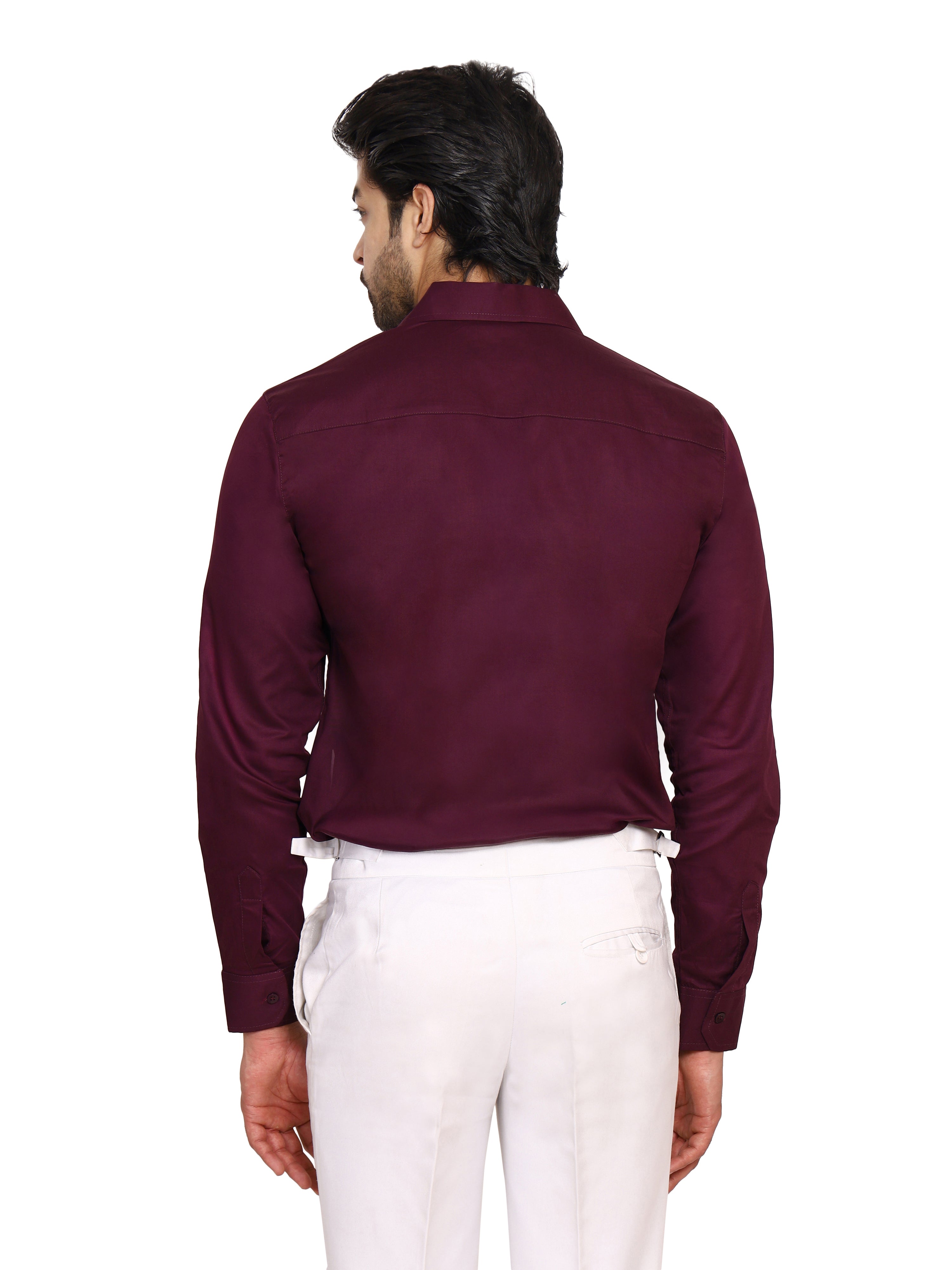 Formal Red Wine Shirt